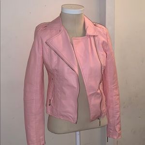 Faux leather jacket
